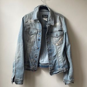 Dolce and Gabanna - D&G denim distressed jacket